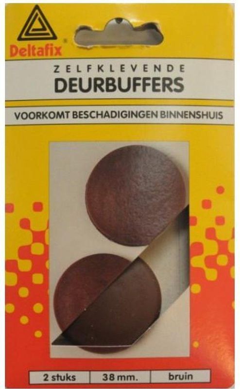 Deltafix - Deurbuffer - Bruin - 38mm - 2st