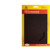 Deltafix Anti-krasvilt - 1x A4 knipvel - zwart - 210 x 297 mm - rechthoek - zelfklevend - beschermvilt