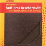 Deltafix - Zelfklevend Anti-kras Beschermvilt - Bruin - 90x100mm - 1 stuk