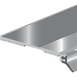 Deltafix - Slijtstrip met Flap - Aluminium - 1,0m x 50mm