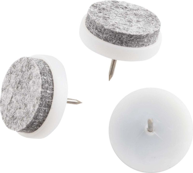 Deltafix - Meubelviltglijder - Grijs - 20mm - 16st