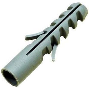 Nylon pluggen 10mm. Grijs. DeltafiX. 10 stuks.