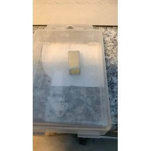 Deltafix - Verloopbus voor toilet-slot.  Krukstift - verzinkt - 7 x 8 mm - 1 stuks