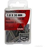 Deltafix - Draadnagel - RVS - 1,8x30mm - 110gr