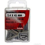 Draadnagel - 2,4x45mm - RVS - 120gr
