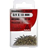 Deltafix - Draadnagel - Zwart - 0,9x10mm - 20gr
