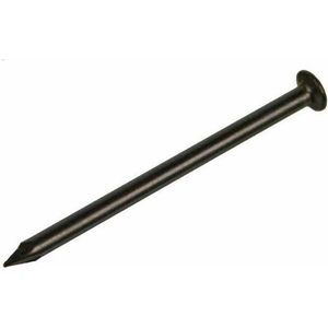 Stalen nagels 3,0 x 60mm zwart Deltafix 70 gram circa 20 stuks muur spijkers. Steen. Beton.