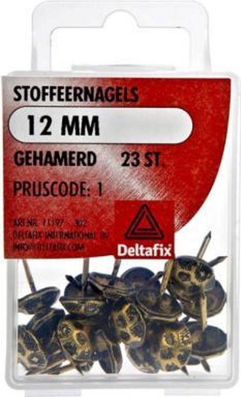 Deltafix - Stoffeernagels - 12mm - 23 Stuks