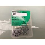 Deltafix - Borgmoeren M6 - RVS - Set van 20