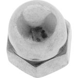 Deltafix - Dop-moeren zeskant M4 - R.V.S. - 5 stuks