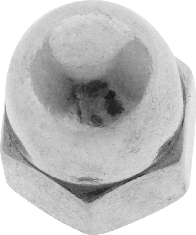 Deltafix - Dop-moeren zeskant M4 - R.V.S. - 5 stuks