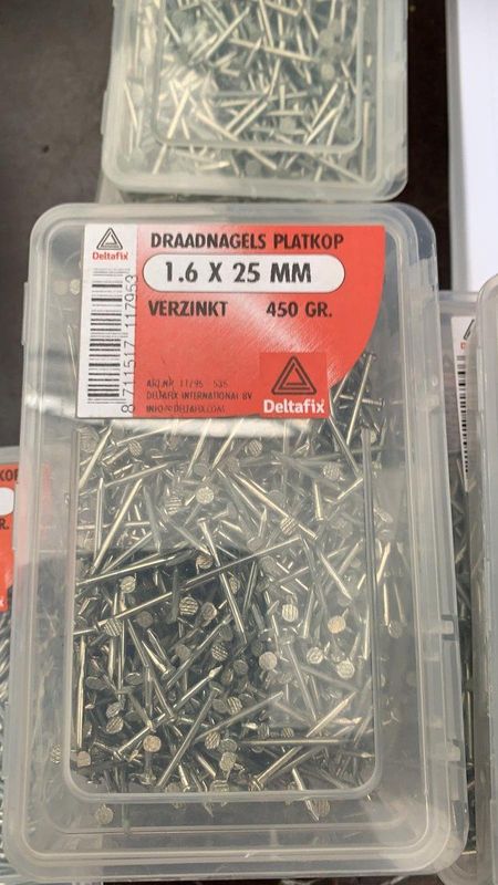 Deltafix - Draadnagel - 1.6x25mm - 450gr