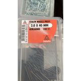 Deltafix - Profi - Stalen Nagels - 2,0x40mm - 100 Stuks