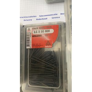 Deltafix - Profi - Stalen Nagels - 2,5x50mm - 100 Stuks