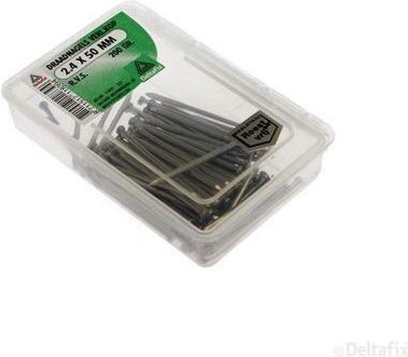 Deltafix - Draadnagel - RVS - 2.4x50mm - 200gr