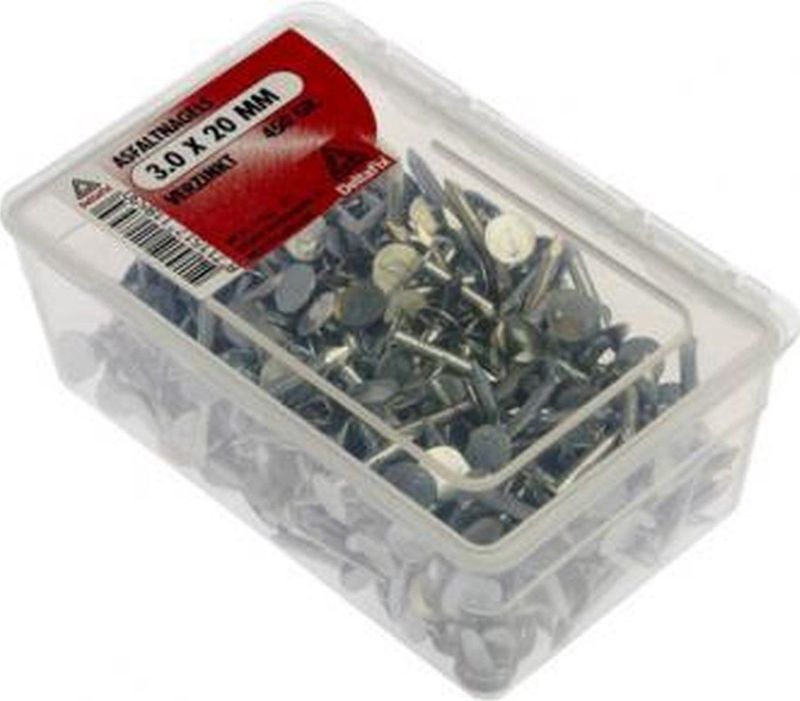 Deltafix - Asfaltnagels 3,0 - Verzinkt - 20mm - 450gr