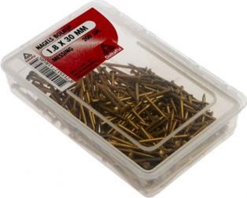 Deltafix - Draadnagel - 1.8x30mm - Messing - 200gr