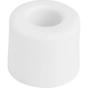 Deltafix Deurbuffer - deurstopper - wit - rubber - 30 x 25 mm - schroefbevestiging