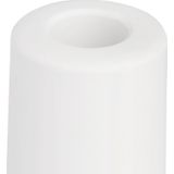 Deltafix Deurbuffer - deurstopper - wit - rubber - 50 x 35 mm - schroefbevestiging