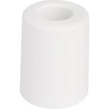 Deltafix Deurbuffer - deurstopper - wit - rubber - 50 x 35 mm - schroefbevestiging