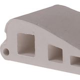 Deltafix - Deurwig - Wit - Kunststof - 2 Stuks