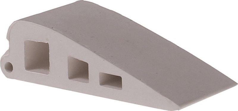 Deltafix - Deurwig - Wit - Kunststof - 2 Stuks