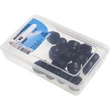Deltafix - Moerdoppen - Nylon - Zwart