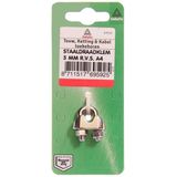 Deltafix - Staaldr.klem - 5mm - RVS