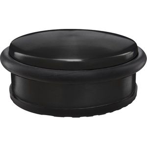 Protect-it Deurstopper/deurbuffer - 1x - D100 x H45mm - 1,15kg - zwart - premium - zonder montage