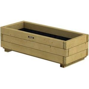 Hillhout - Bloembak rechthoek 34/82 - Vuren - 34x82x25 cm