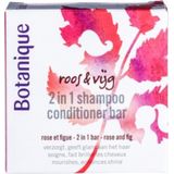Botanique - 2-in-1 Shampoo Conditioner Bar - Roos & Vijg - Biologisch