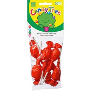 Candy Tree - Aardbeiknotsen - Lolly's - Aardbei - Biologisch - Vegan