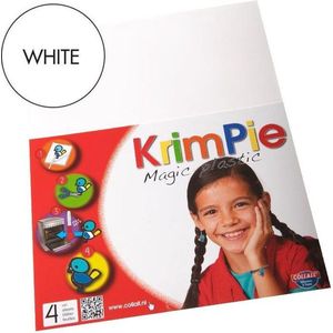 Krimpie - Magic Plastic - Wit - Maak Je Eigen Sieraden