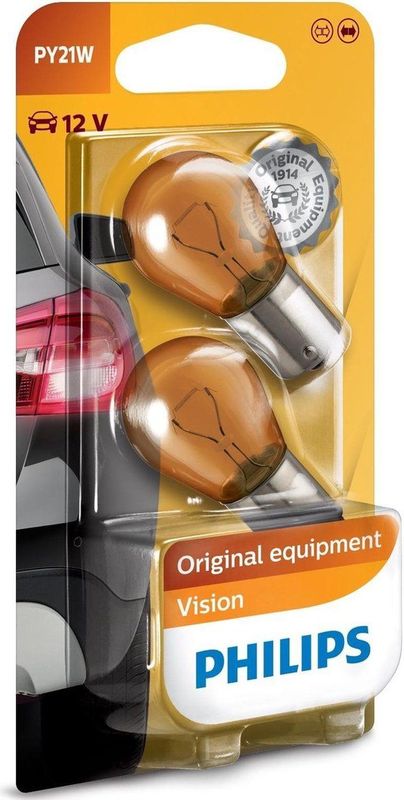 Philips PY21W / BAU15s 12V - Original - Set