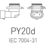 Philips - H10 - Koplamp - Wit - 45W - PY20d Voet