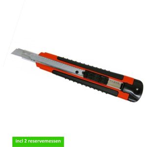 Steelwood Hobbymes - Afbreekmesjes 9 mm - Softgrip - Navulbaar - Licht