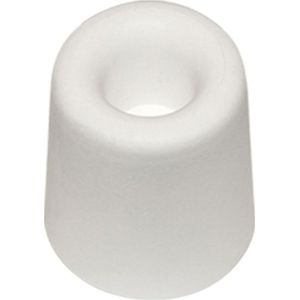Deurbuffer - deurstopper - wit - rubber - 50 x 35 mm - schroefbevestiging - Deurstoppers