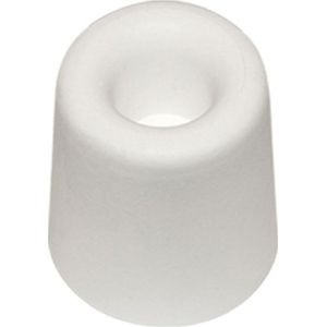 QlinQ Deurbuffer - deurstopper - wit - rubber - 50 x 35 mm