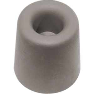 Deurbuffer - deurstopper - grijs - rubber - 50 x 35 mm - schroefbevestiging - Deurstoppers