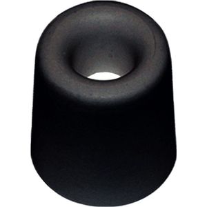 Deurbuffer - deurstopper - zwart - rubber - 50 x 35 mm - schroefbevestiging