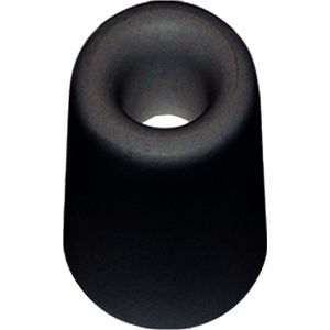 Deurbuffer - deurstopper - zwart - rubber - 75 x 40 mm - schroefbevestiging - Deurstoppers