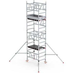 Altrex Snelbouw-rolsteiger MiTOWER Standaard, houten platform, l x b = 1200 x 750 mm, werkhoogte 5 m