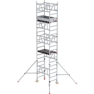 Altrex Snelbouw-rolsteiger MiTOWER Standaard, Fiber-Deck®-platform, l x b = 1200 x 750 mm, werkhoogte 6 m