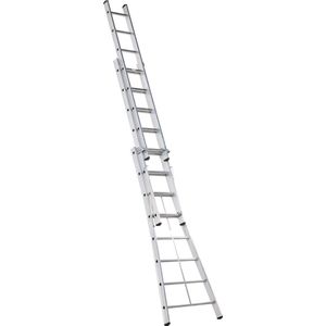 Altrex - Kibo - Reformladder - Aluzilver - 3-delig - 3x8 Treden