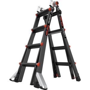 Altrex - Black Pro Velocity - Telescopische Vouwladder - Zwart