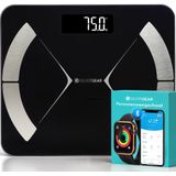 Silvergear - Slimme Bluetooth Weegschaal - Wit - Kunststof - 14 Meetfuncties