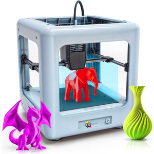 3D&Print 3D Printer voor Beginners & Kinderen - Bouwpakket - Starterspakket voor Kinderen - Wit
