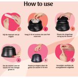 PeachBeauty Gellak Remover - Aceton Nagellak Remover - Nagels - 10 ml - Zwart