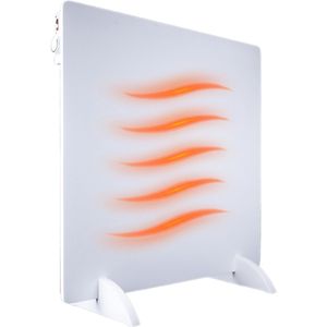 Silvergear Infrarood Verwarmingspaneel Staand - Verplaatsbaar - Verwarming - Thermostaat - 425W - Wit