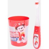 Paw Patrol Tandenborstelset met timer Marcel - Rood